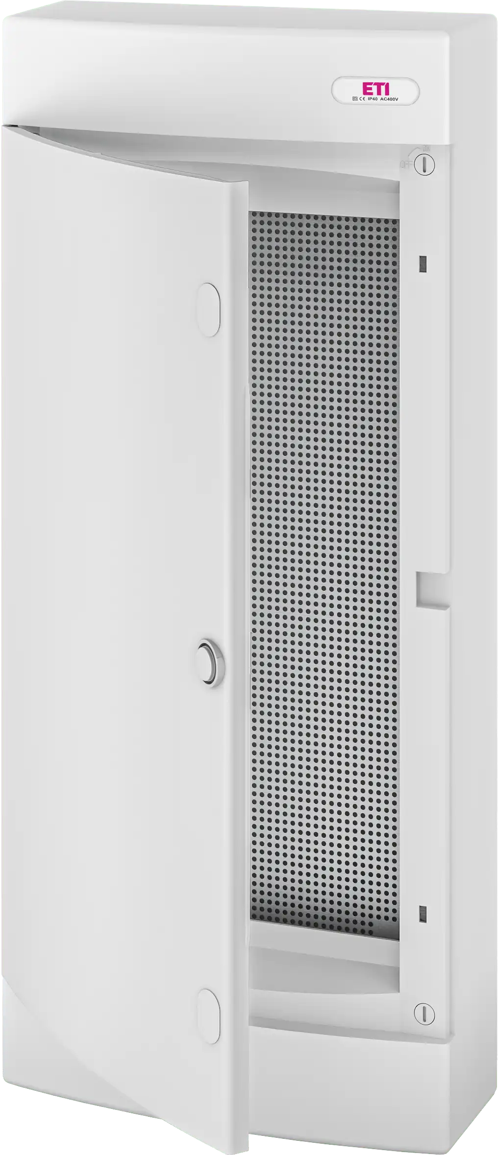 ETI Multimediaverteiler AP 4x12TE Kst ECT 48 MEDIA PO IP40 287x361x112mm