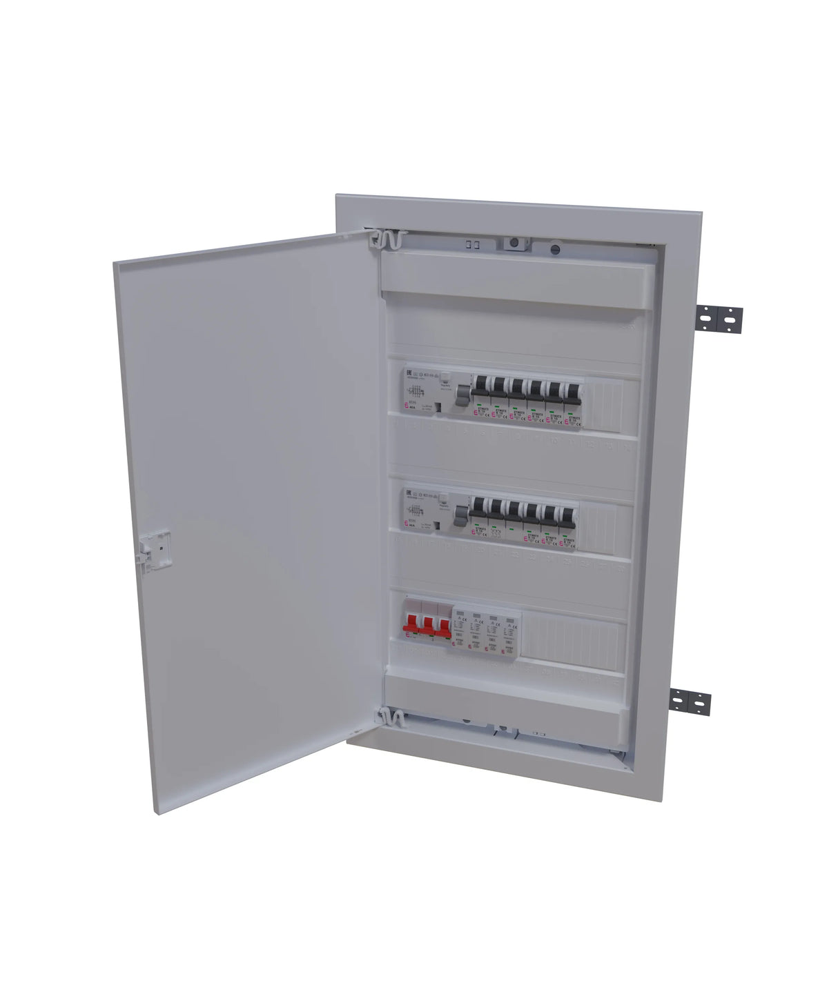 ETI Kleinverteiler bestückt 306x549x87mm UP3 L S 2FI 1x3B16 13xB16 63A Kst IP40