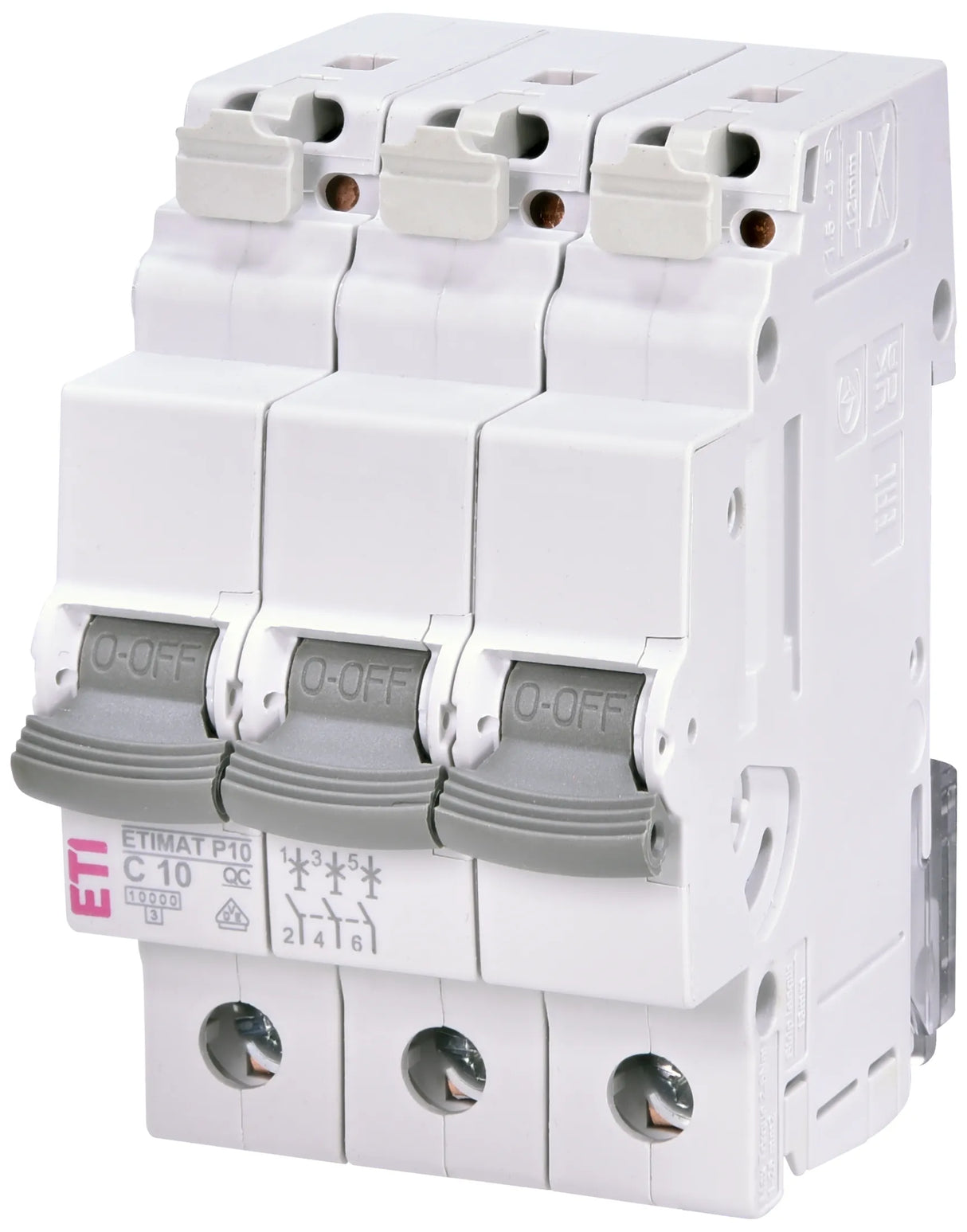 ETI Leitungsschutzschalter AC B 16A 2+N 001906310 415V 3TE 50-60Hz IP20