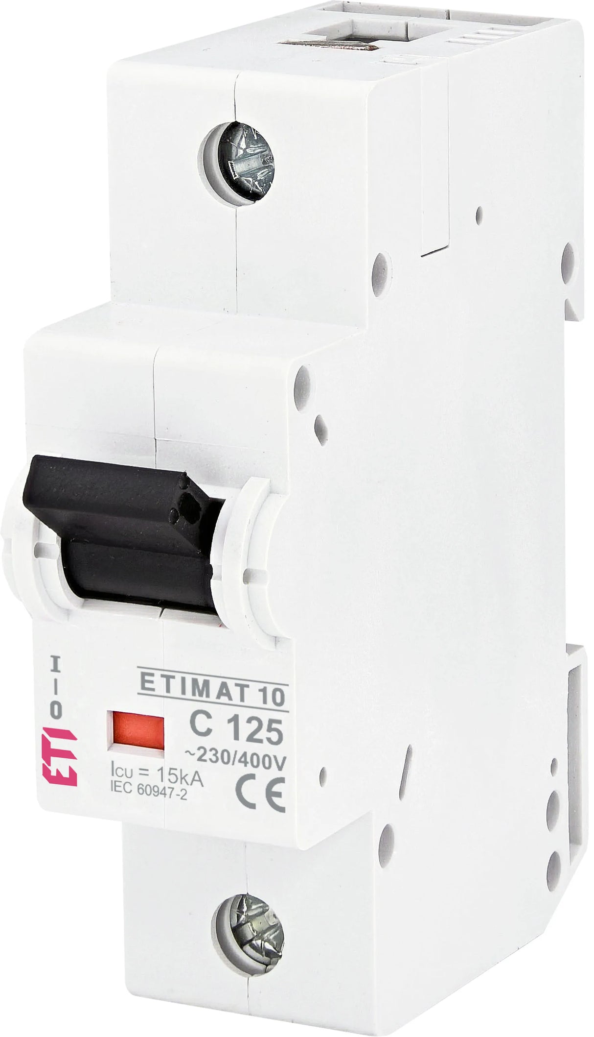 ETI Leitungsschutzschalter UC C 125A 1p ETIMAT 10 1p C125 400V 1TE 50Hz IP20