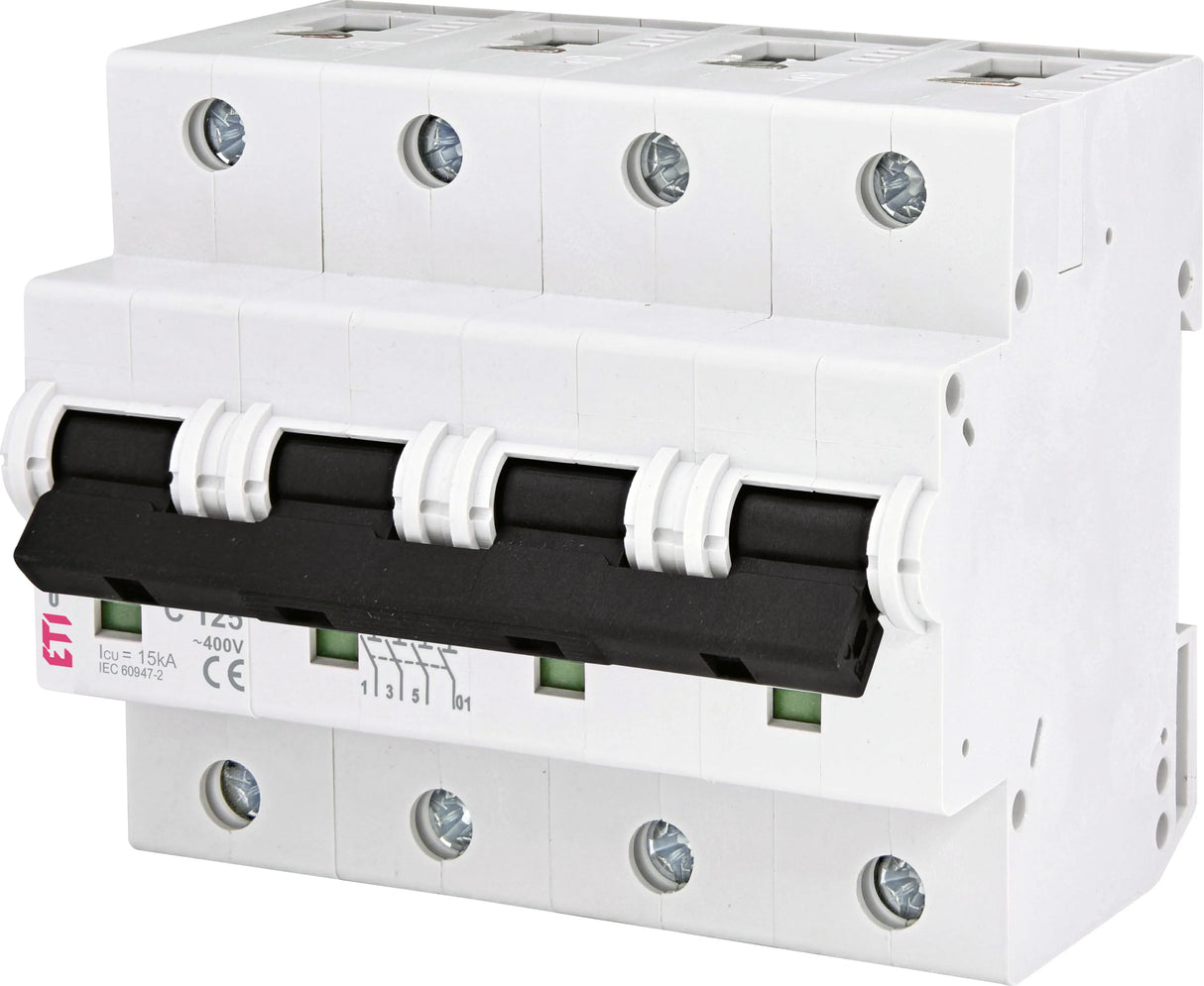 ETI Leitungsschutzschalter UC C 125A 3+N ETIMAT 10 3p+N C125 400V 4TE 50Hz IP20