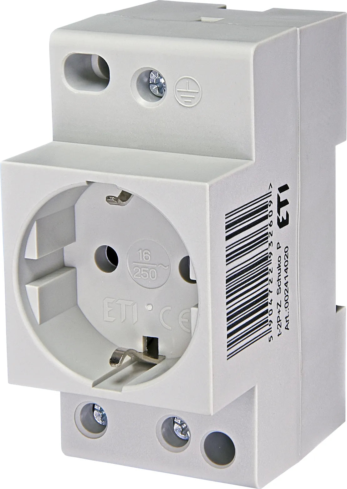 ETI Steckdose REG 250V/AC 16A 2,5TE 65mm t-2P+Z Schutzkontakt P IP20