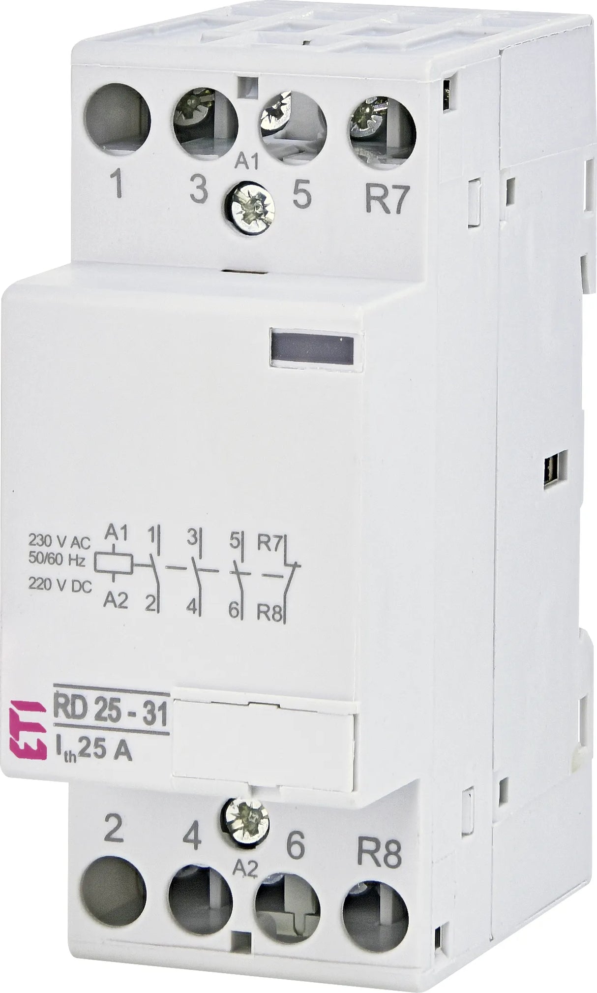 ETI Hilfsschütz UC 3S/Hilf 1Ö/Hilf 25A RD 25-31-230V AC/DC
