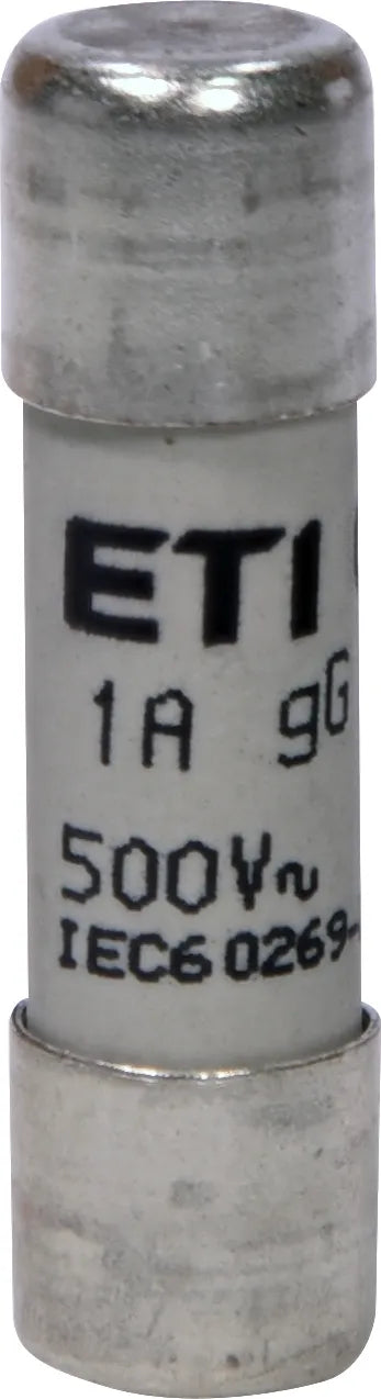 ETI Keramiksicherung 1A 500V AC 10x38mm 002651012