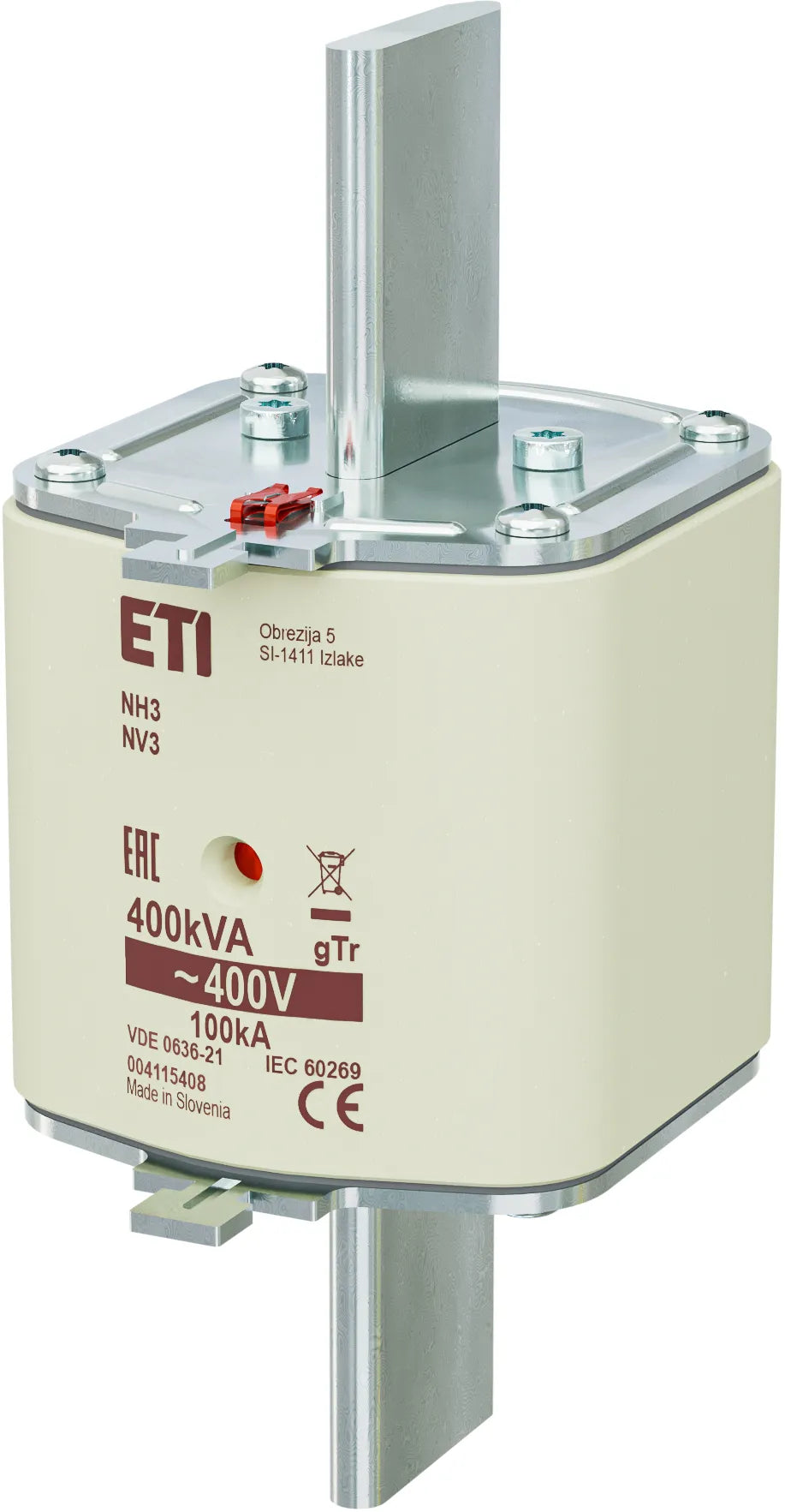 ETI NH-Sicherungseinsatz 577A NH3 400VAC NH3 gTR 577A/400V 400kVA gTr Kombik