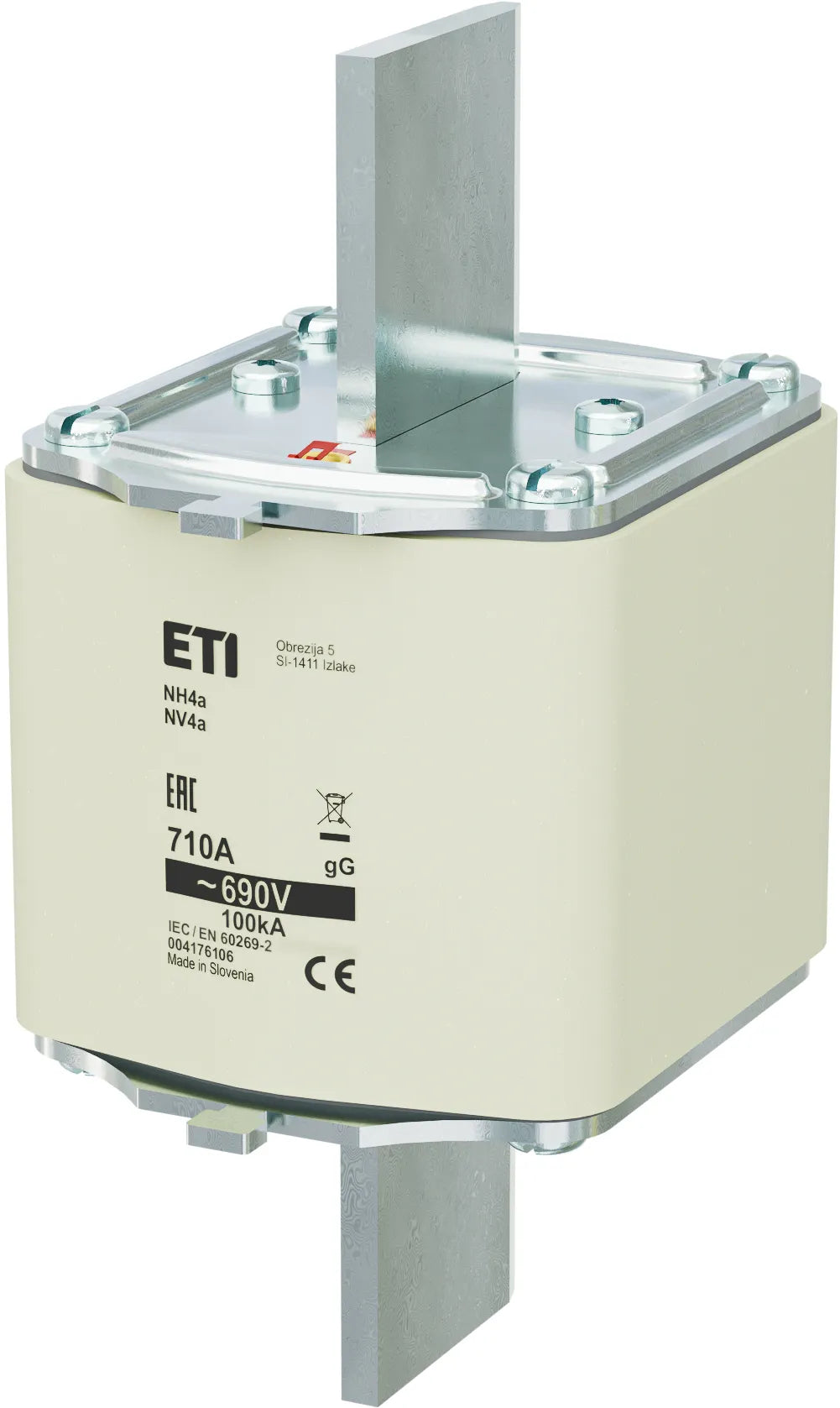 ETI NH-Sicherungseinsatz 710A NH4a gG NH 4a 710A, 690V, gG 690VAC