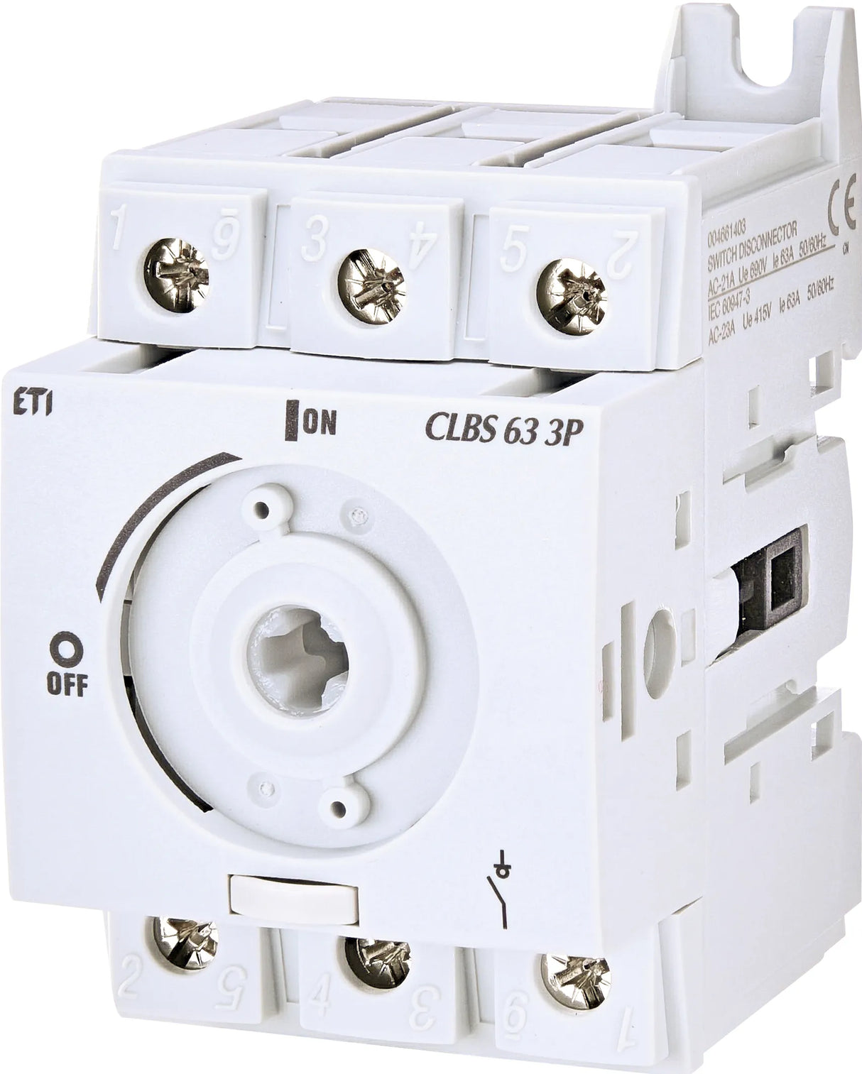ETI Hauptschalter 63A 3p IP20 Wart/Rep CLBS 63 3P SichSchalt NOT-AUS