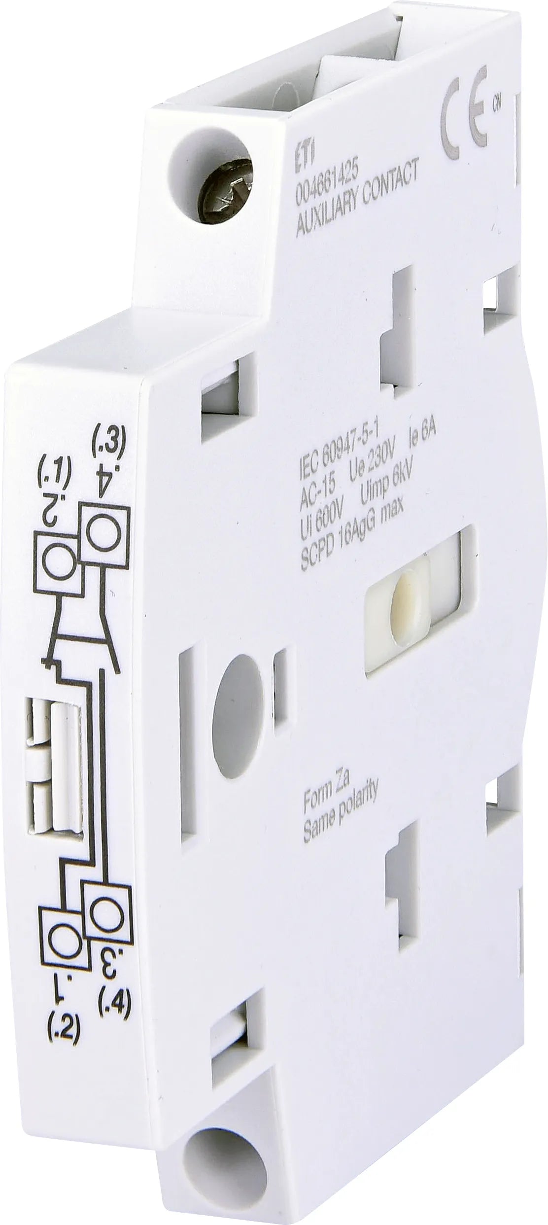 ETI Hilfsschalterblock 1S 1Ö Seitenanb CLBS-PS11 6A/AC Schraub