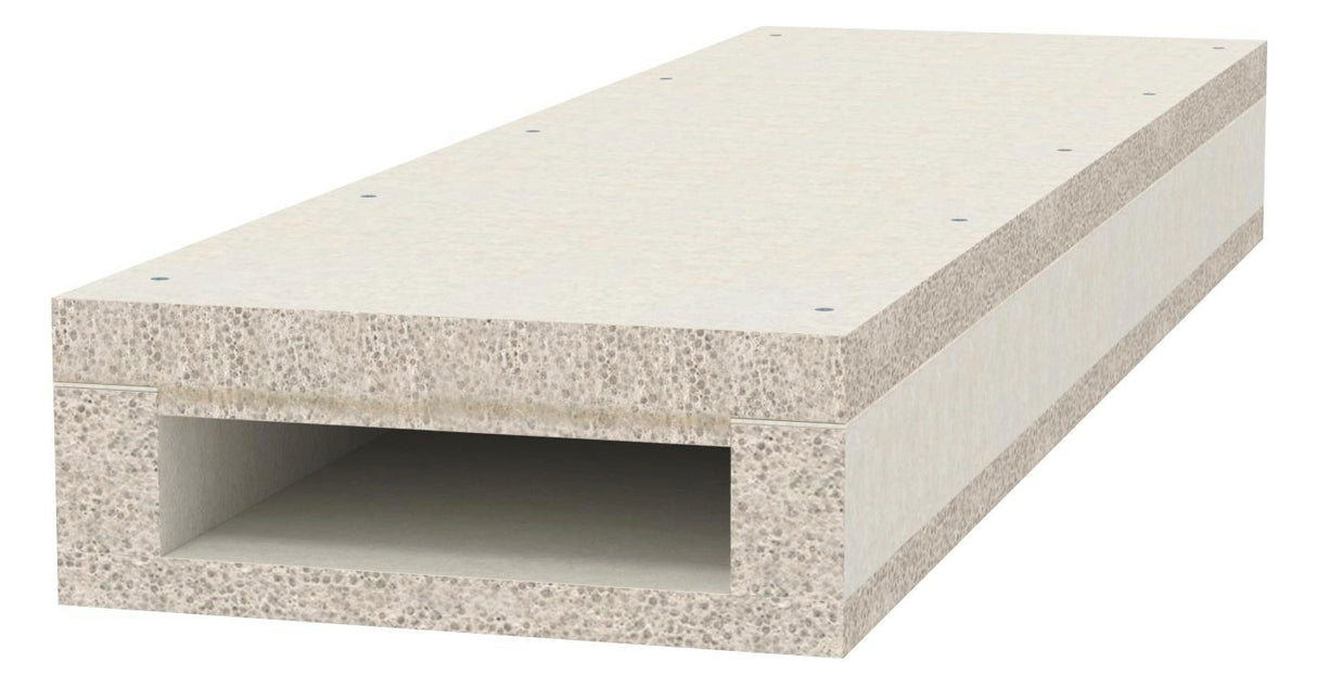 BETTERMANN Brandschutzkanal I90 E30 BSKD09-K0521 unbeh 290x110mm L1000mm