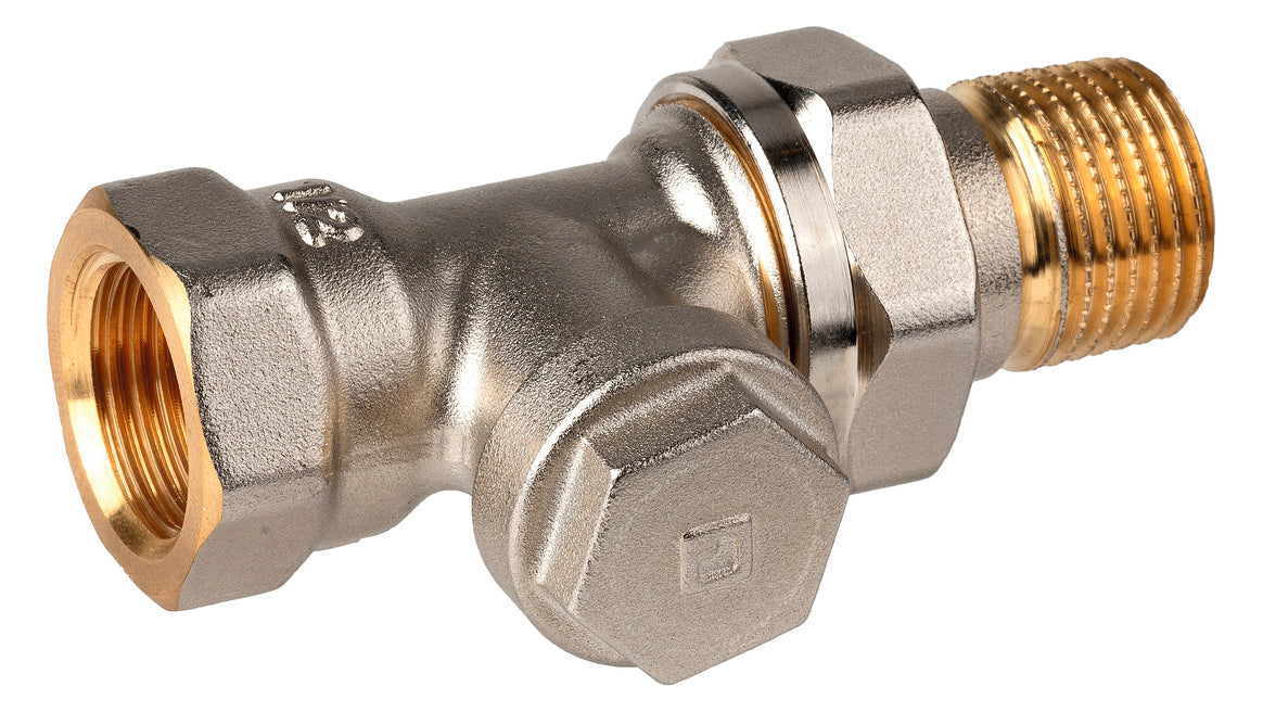 HONEYWELL Rücklaufverschraubung Verafix- Messing, vernickelt, D, 1/2"