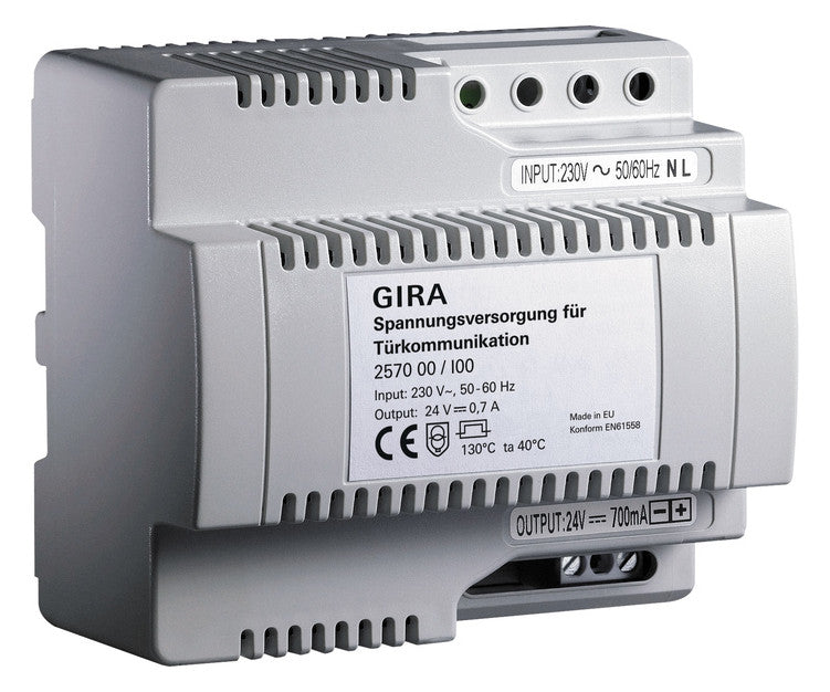 GIRA Lade-Netzteil Video 24V DC Bus IP20 257000