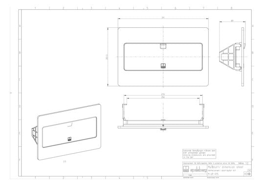 SPELSBERG Kleinverteiler UP 1x15TE Kst UP 015 IP20 311x87x202mm DIN-Schiene