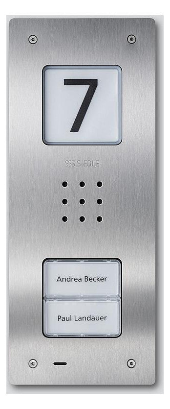 SIEDLE Türlautsprecher UP edst 2RT Bus CAU 850-2-0 E m.Infoschild m.Abd