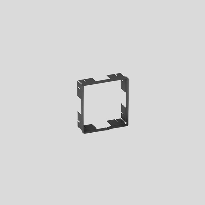 BEGA Einbaurahmen graphit alu 10082