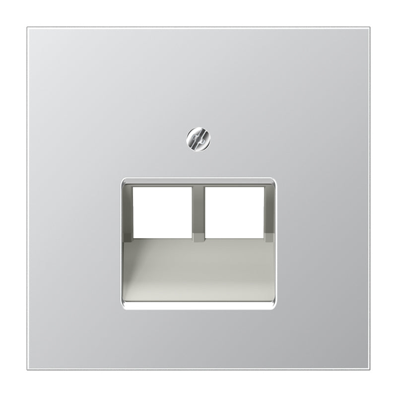 JUNG Zentralplatte UAE/IAE 2f alu LS AL 2969-2 UA Schraubbef
