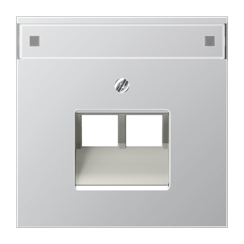JUNG Zentralplatte UAE/IAE 2f alu LS AL 2969-2 NAUA Schraubbef