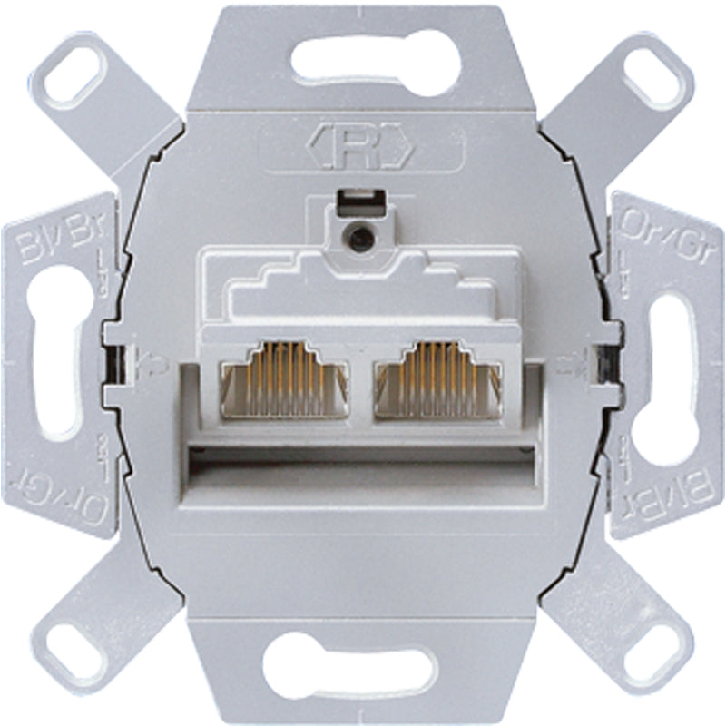 JUNG Anschlussdose Cat6 2xRJ45 ger LSA UAE 8-8 UPOK6