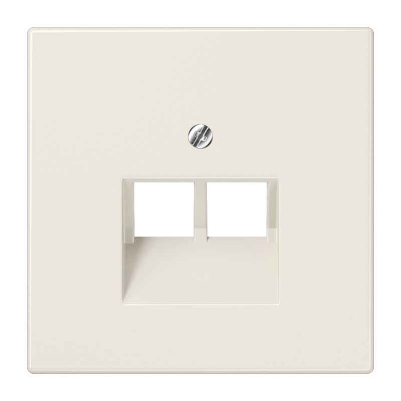 JUNG Zentralplatte UAE/IAE 2f ws LS 969-2 UA Schraubbef