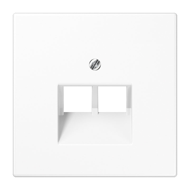 JUNG Zentralplatte UAE/IAE 2f aws LS 969-2 UA WW Schraubbef