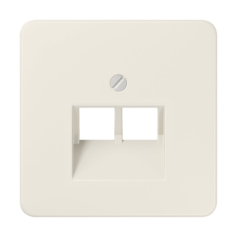 JUNG Zentralplatte UAE/IAE 2f ws CD 569-2 UA Schraubbef
