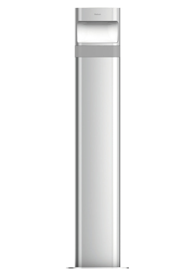 THEBEN LED-Pollerleuchte 8,5W IP55 3000K theLeda D BL plus AL 760lm alu alu