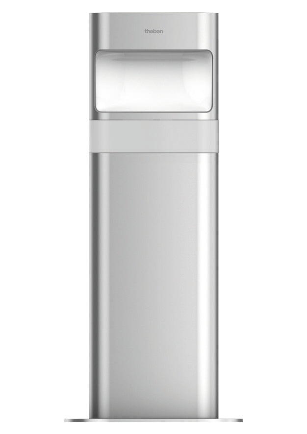 THEBEN LED-Pollerleuchte 8,5W IP55 3000K theLeda D B AL 760lm alu alu Gl_opal