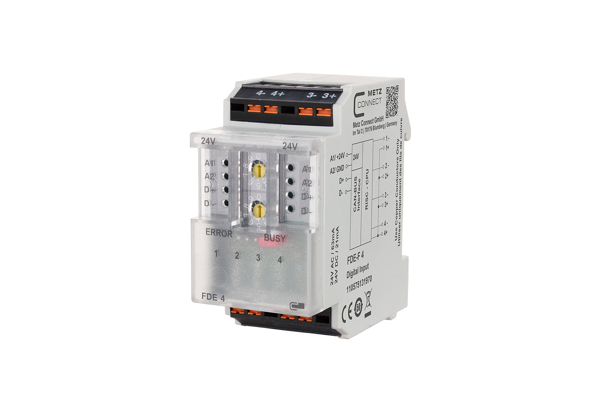 METZ CONNECT Binäreingang CAN-Bus REG 4f 110575131970 2TE LED