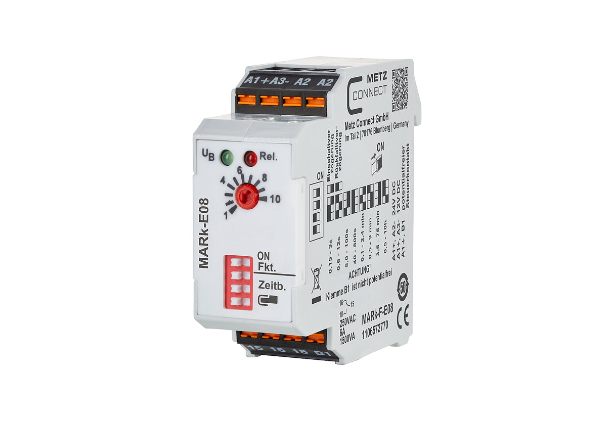 METZ CONNECT Zeitrelais 12-24V/DC 1106572770 540s-10h ansprVerz rückfVerz