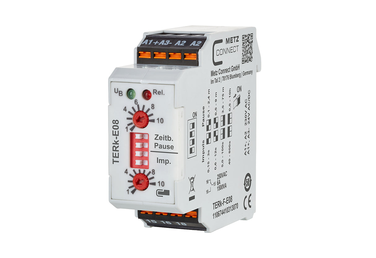 METZ CONNECT Zeitrelais 230V/AC 110674410313070 0.15s-10h