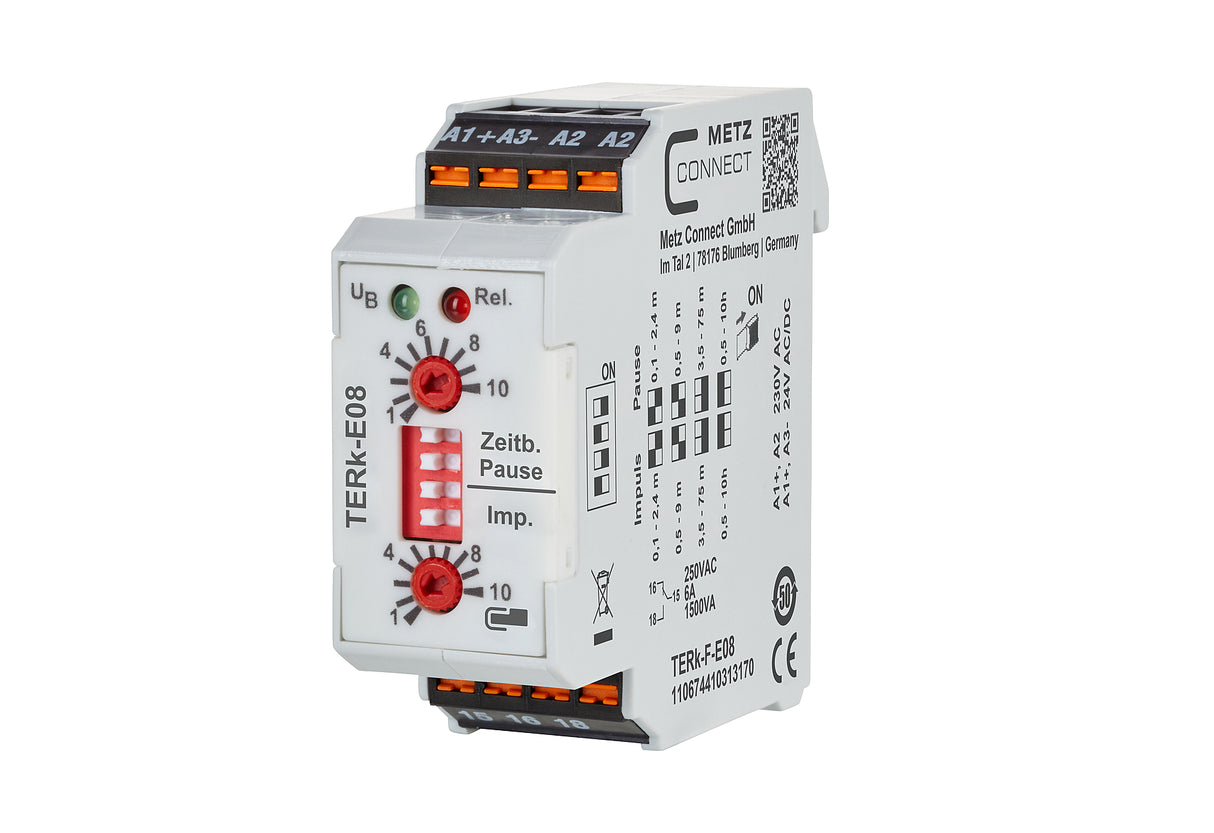 METZ CONNECT Zeitrelais 230V/AC 110674410313170 0.15s-10h