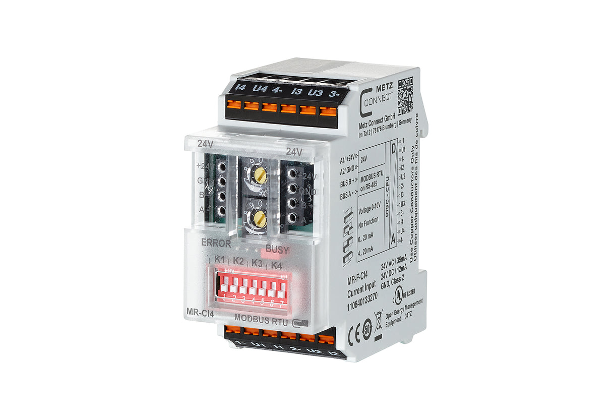METZ CONNECT Analogeingang Modbus REG 4f 110840133270 Spg Strom