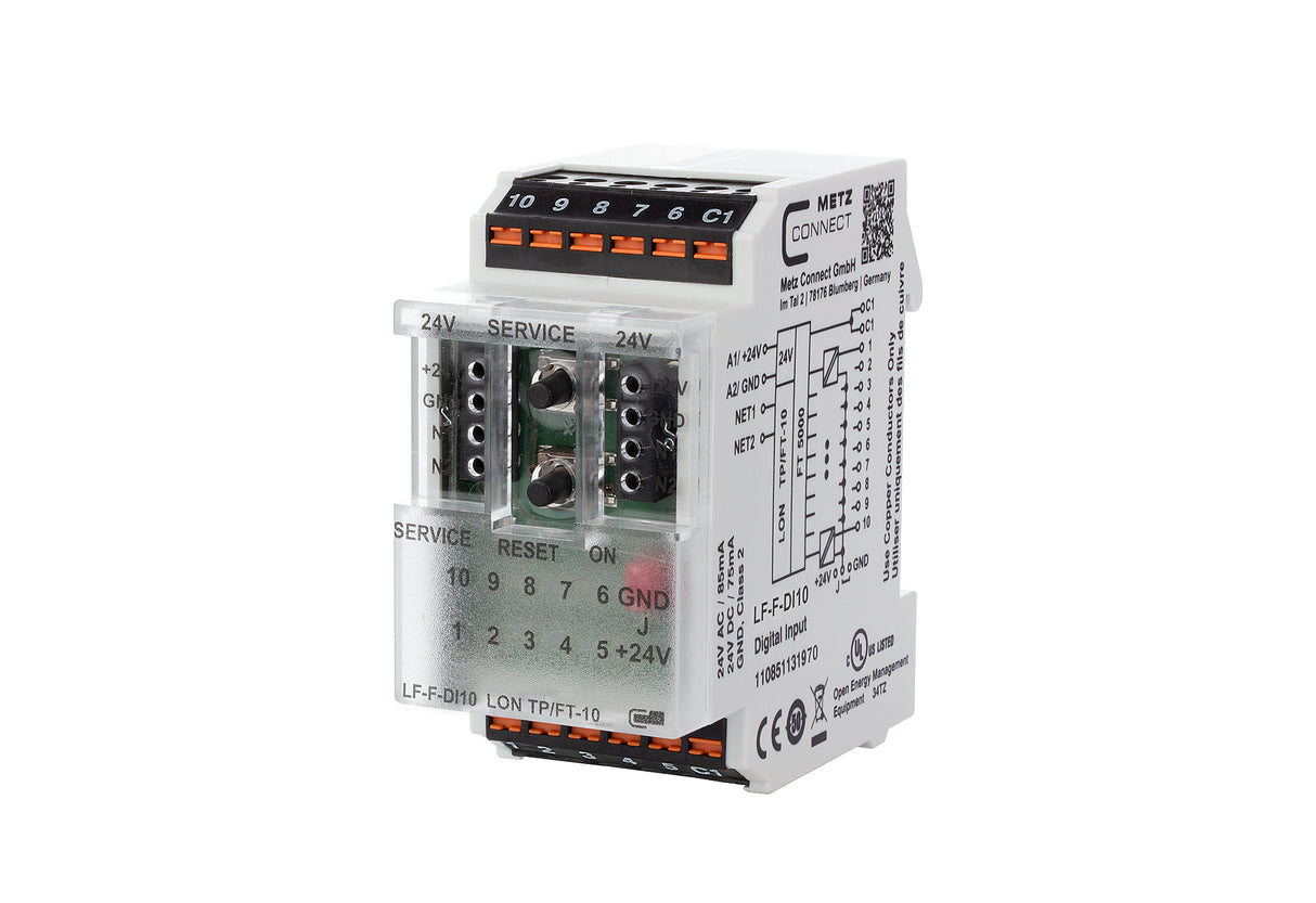 METZ CONNECT Binäreingang LON REG 2TE 110851131970 LED 10f
