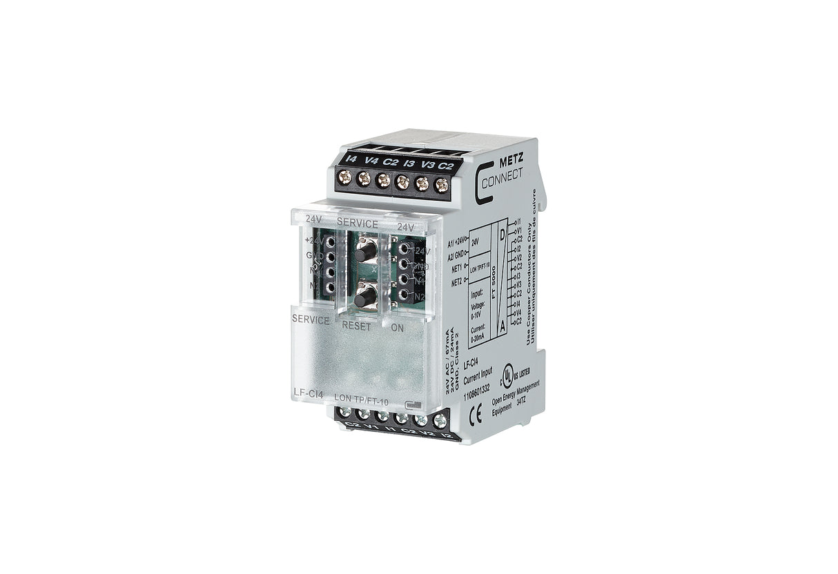 METZ CONNECT Kombi I/O Gerät LON REG LED 1108601332 4Eing