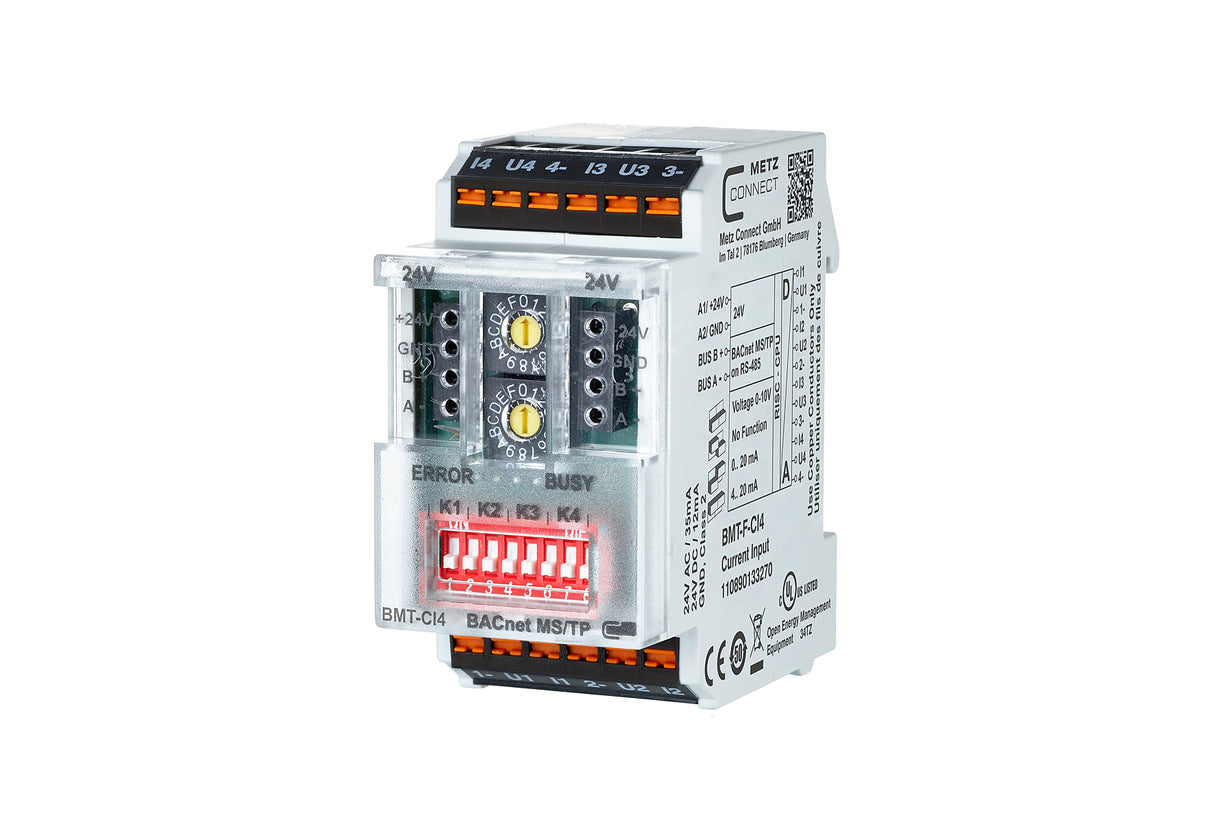 METZ CONNECT Analogeingang BACnet REG 4f 110890133270 Spg Strom
