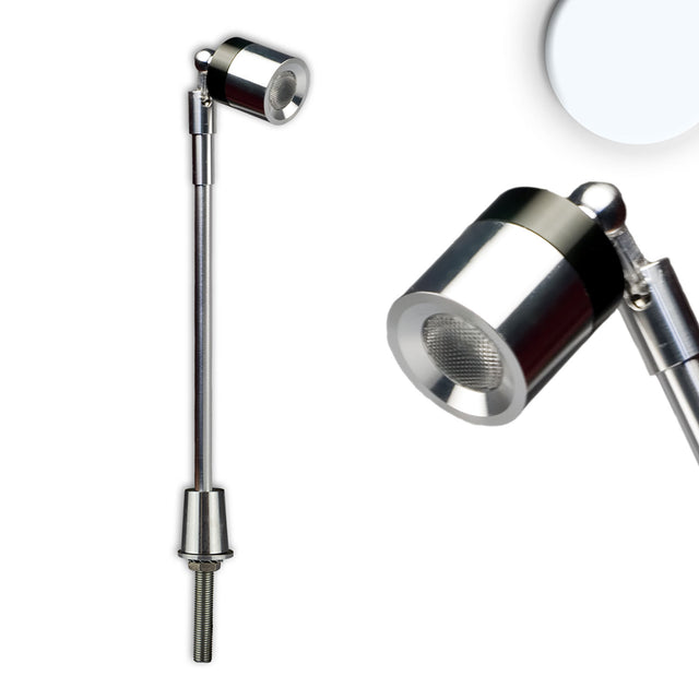 10mm Gewindestange für Montage, Kopfmaß DM: 30mm, Länge: 33mm, inkl. Trafo:50x30x23mm (700mA)