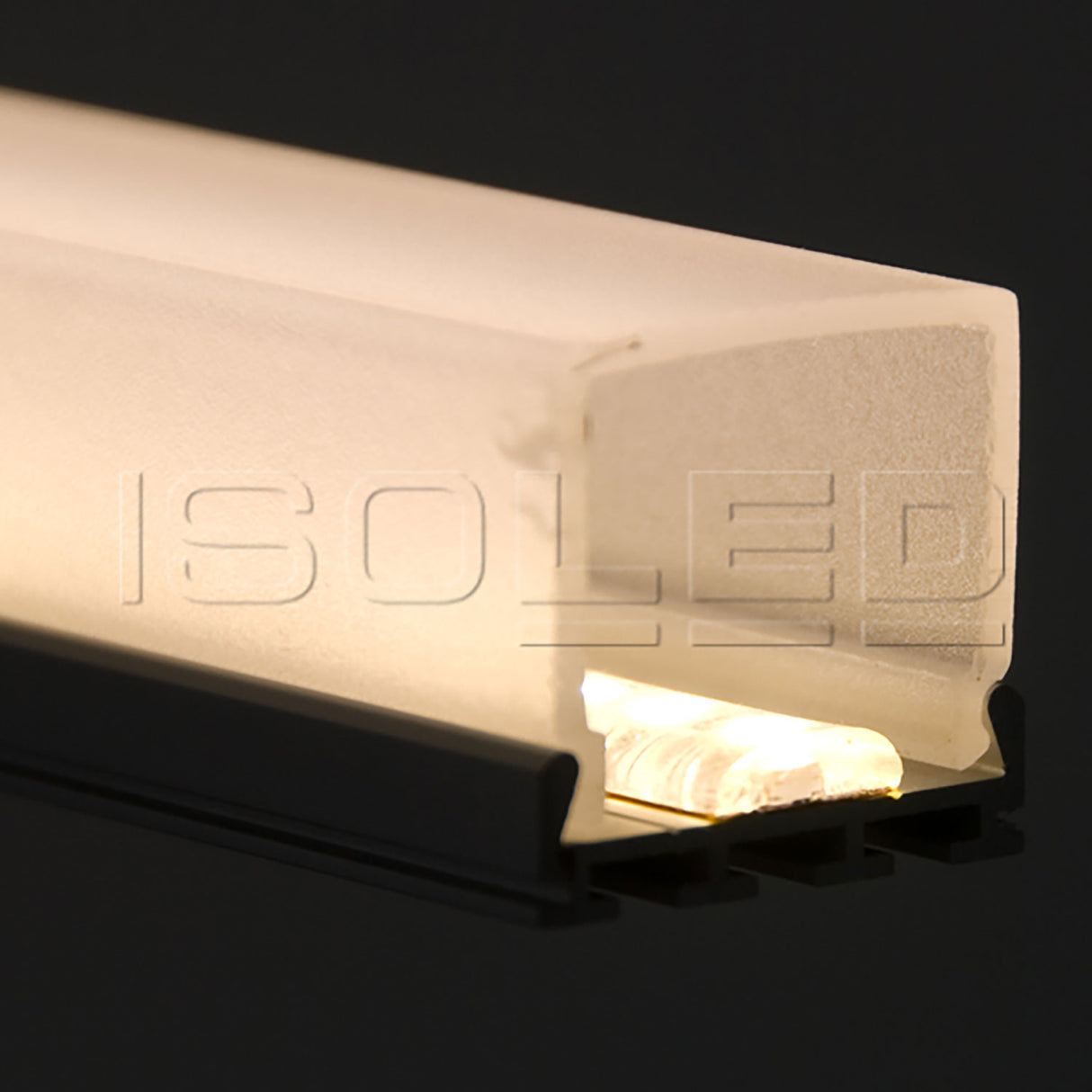 Abdeckung eckig, frosted für Profil WING, L: 200cm