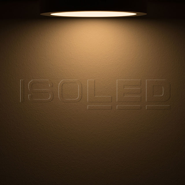 LED Deckenleuchte weiß 18W rund DN220 warmweiß - Beleuchtung