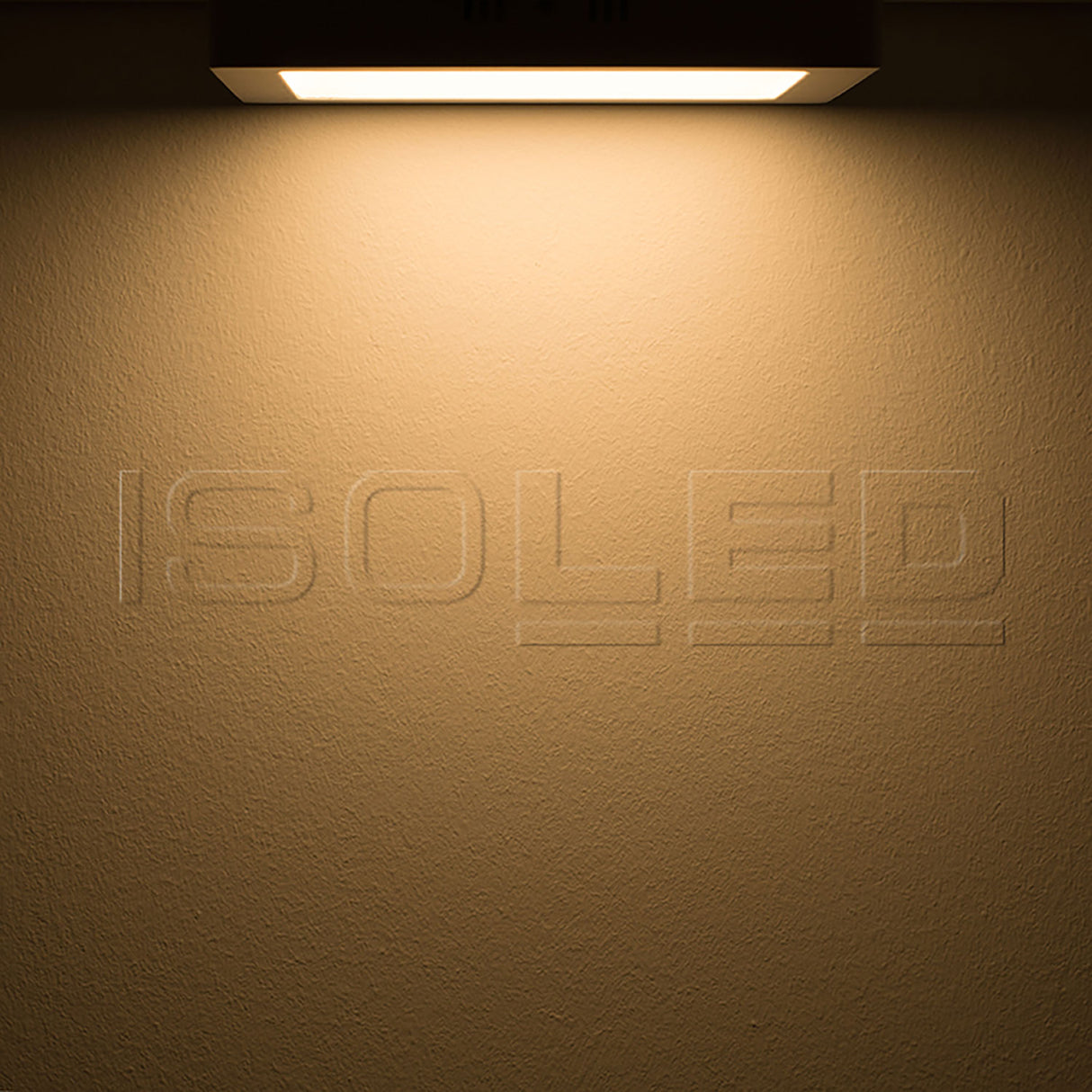 LED Deckenleuchte weiß, 18W, eckig, 220x220mm, warmweiß
