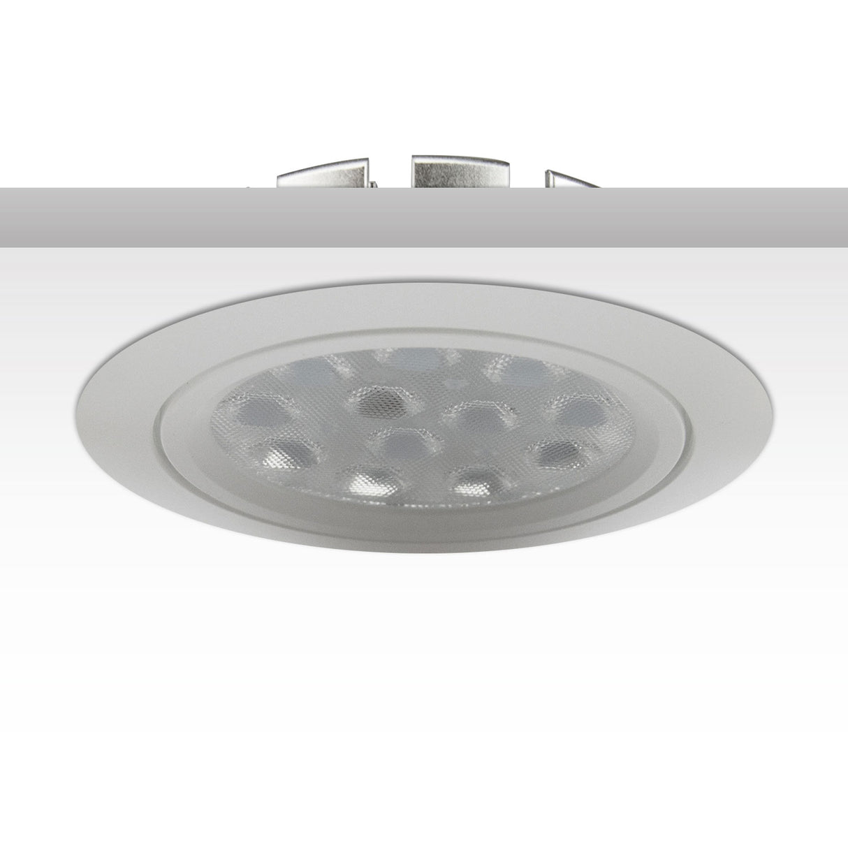 LED Einbaustrahler, weiß, 15W, 72°, rund, neutralweiß, dimmbar