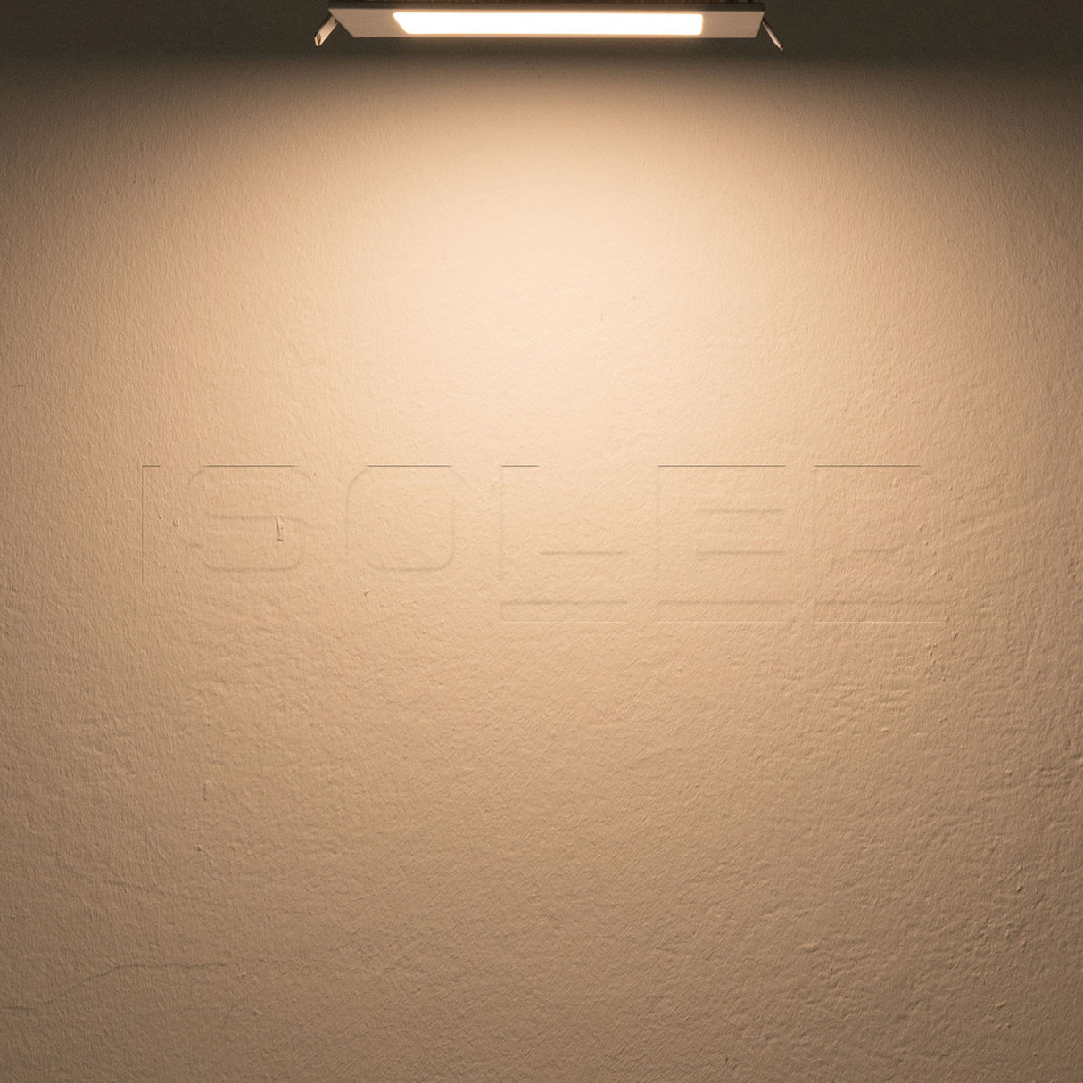 LED Downlight, 9W, eckig, ultraflach, weiß, warmweiß, dimmbar