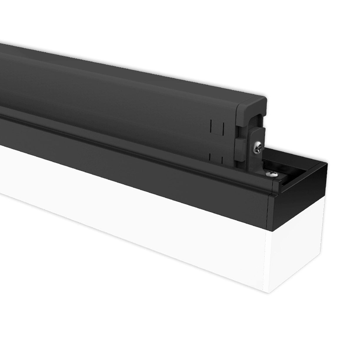 3-Phasen Linearleuchte 600mm, 20W, 110°, schwarz matt, 3000K