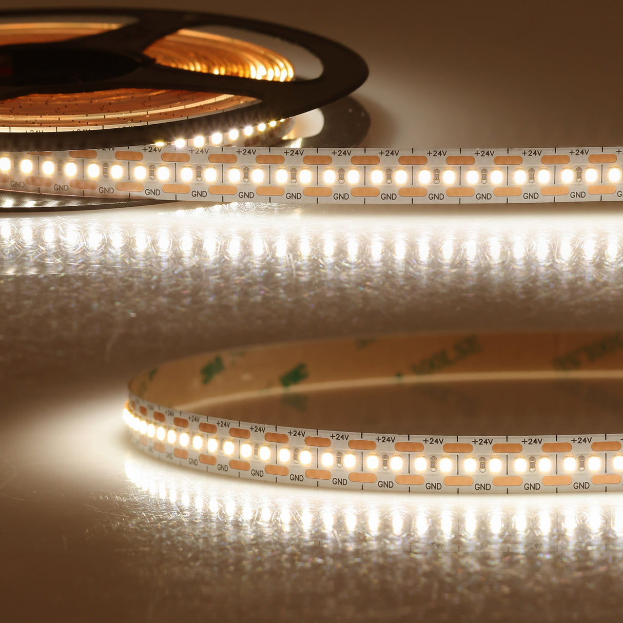 LED CRI927 Linear10 Flexband, 24V DC, 10W, IP20, 2700K, 5m Rolle, 240 LED/m