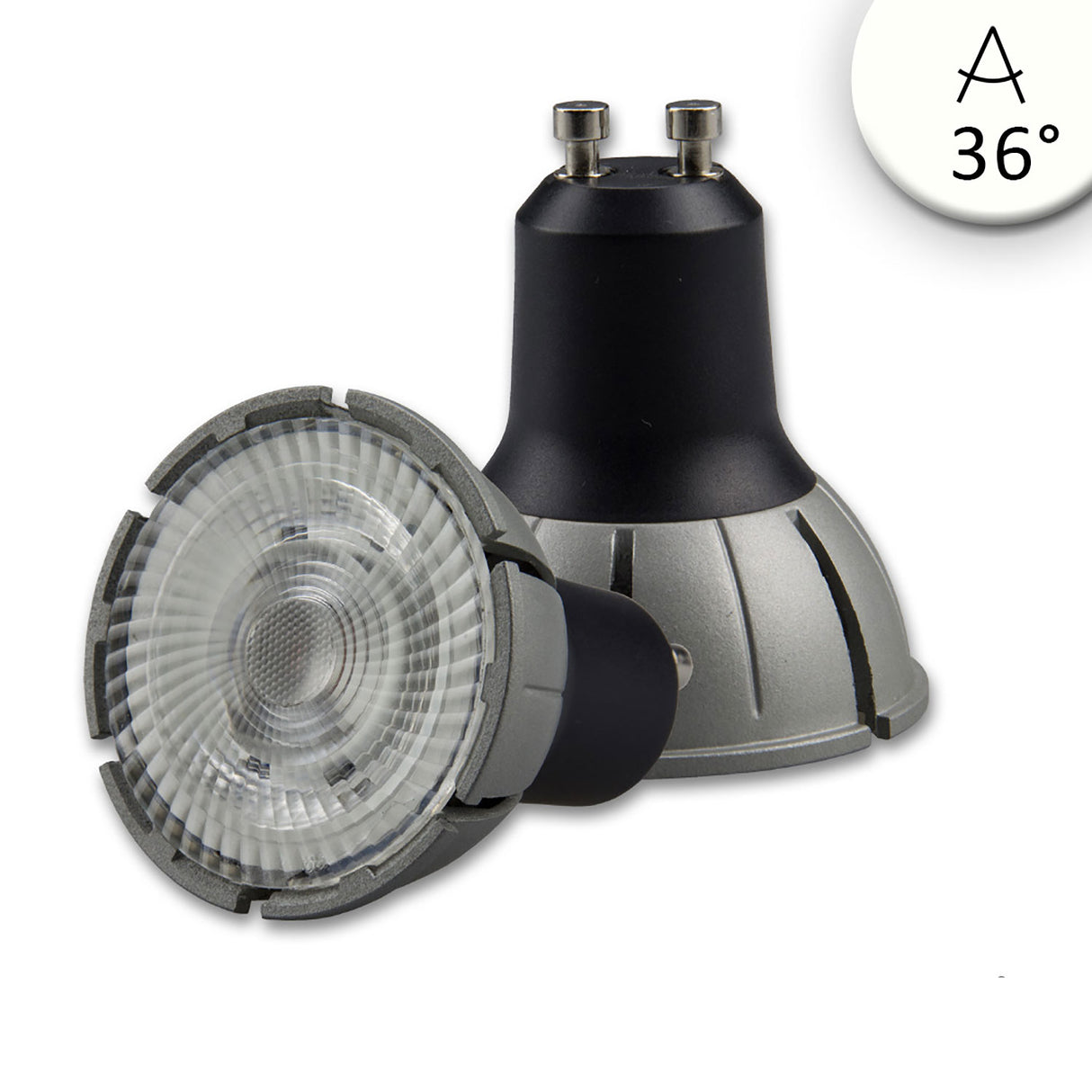 Isoled GU10 Vollspektrum LED Strahler 7W COB 36° 4000K dimmbar