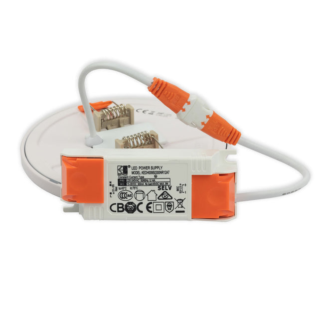 LED Downlight Flex 8W prismatisch 120° Lochausschnitt 50-100mm neutralweiß - Beleuchtung