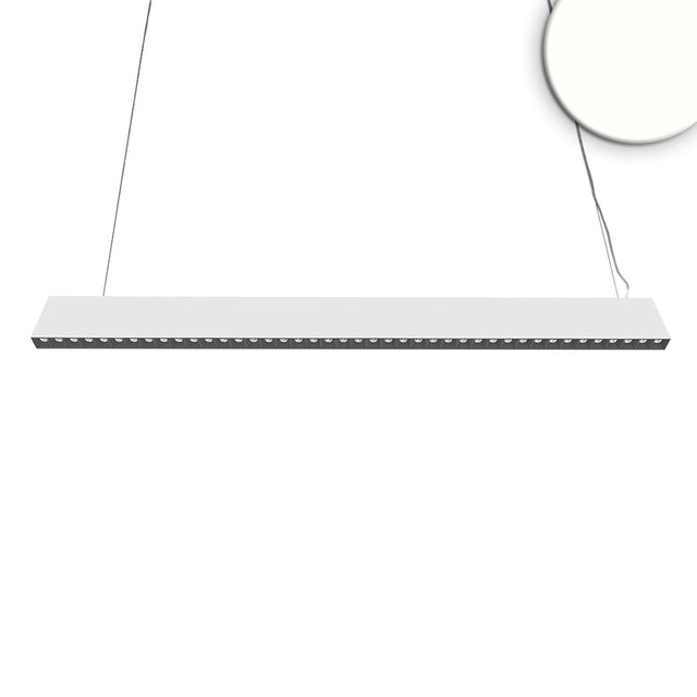 LED Hängeleuchte Raster Up&Down 15 + 32W 8,5x128cm weiß UGR<6 4000K 1-10V dimmbar - Beleuchtung