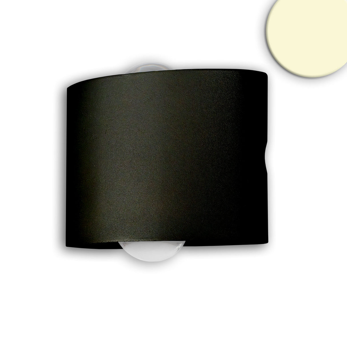 LED Wandleuchte Up&Down 2*2W CREE, IP54, sandschwarz, warmweiß