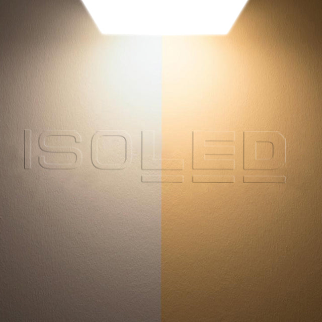 LED Decken/Wandleuchte mit HF-Bewegungssensor 24W weiß eckig IP54 ColorSwitch 3000|4000K - Beleuchtung