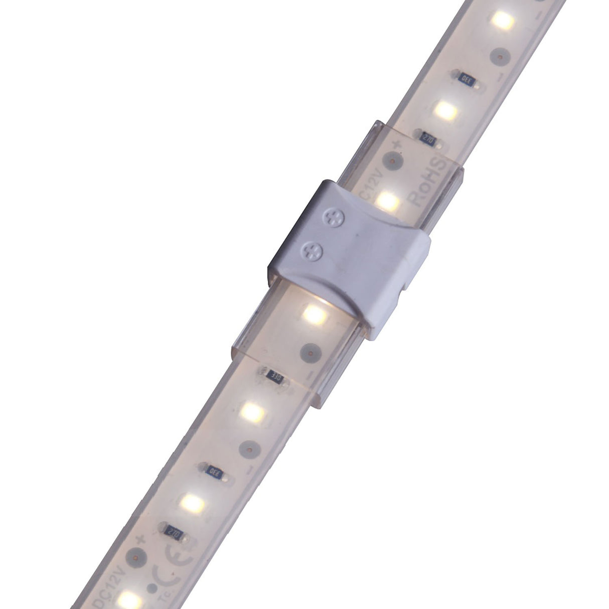 Kontakt-Verbinder (max. 5A) O1-212 für 2-pol. IP68 Flexstripes mit Breite 12mm und Pitch >8mm