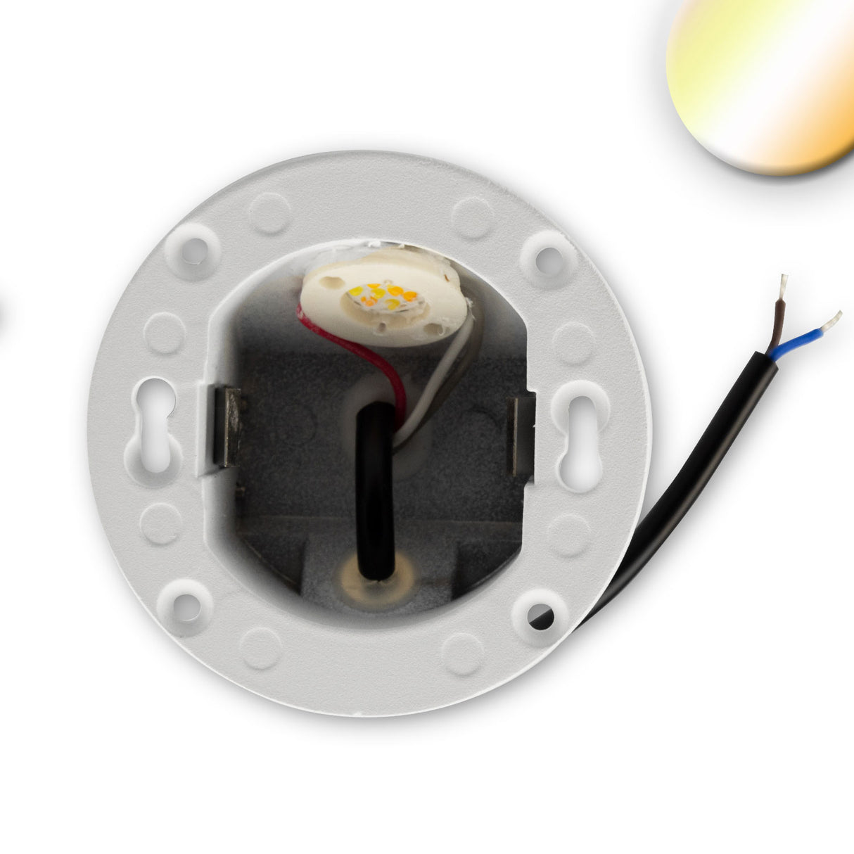 LED Wandeinbauleuchte Sys-Wall68 230V, 3W, ColorSwitch 3000|4000|6000K, inkl. Dose/exkl. Cover