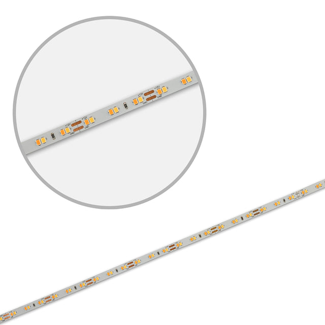 LED CRI919/940 MiniAMP CCT Flexband 12V DC 8W IP20 500cm 2 polig Kabel mit Stecker 126 LED/m - Beleuchtung